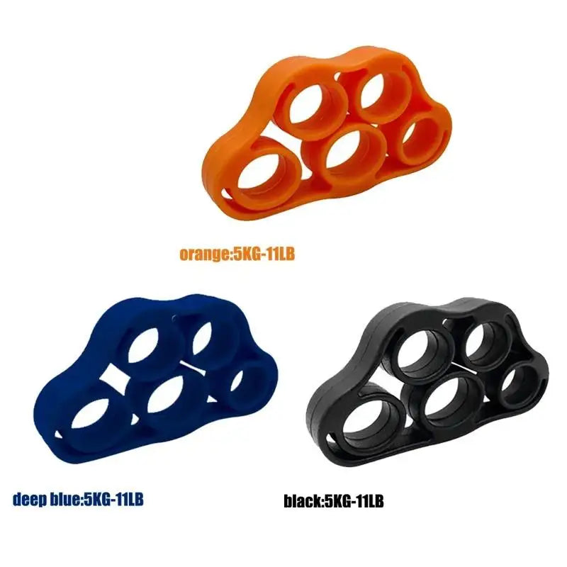 1/2/3/4/8pcs Hand Gripper Silicone Finger Expander Exercise Hand Grip Wrist Strength Trainer Finger Exerciser Resistance Bands