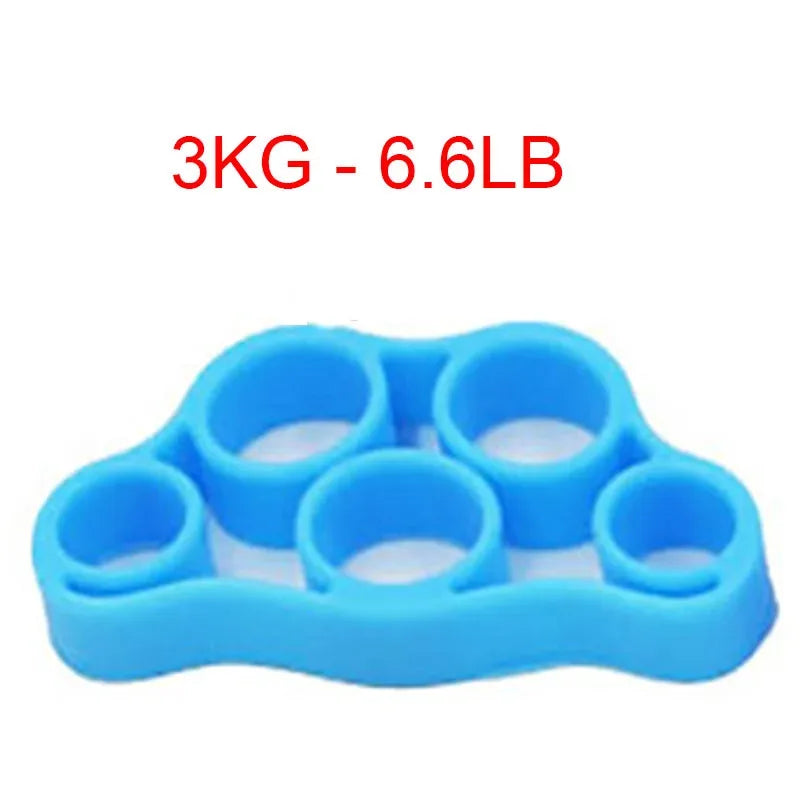 1/2/3/4/8pcs Hand Gripper Silicone Finger Expander Exercise Hand Grip Wrist Strength Trainer Finger Exerciser Resistance Bands