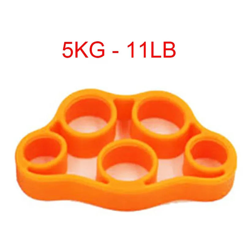 1/2/3/4/8pcs Hand Gripper Silicone Finger Expander Exercise Hand Grip Wrist Strength Trainer Finger Exerciser Resistance Bands
