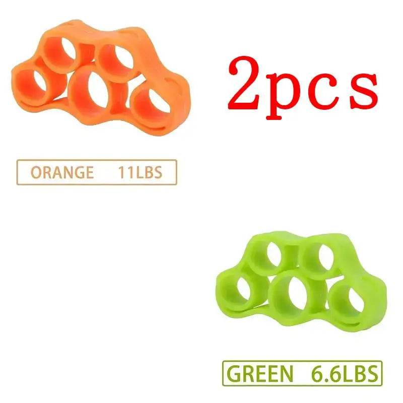 1/2/3/4/8pcs Hand Gripper Silicone Finger Expander Exercise Hand Grip Wrist Strength Trainer Finger Exerciser Resistance Bands