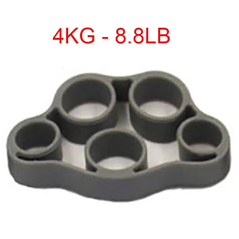 1/2/3/4/8pcs Hand Gripper Silicone Finger Expander Exercise Hand Grip Wrist Strength Trainer Finger Exerciser Resistance Bands