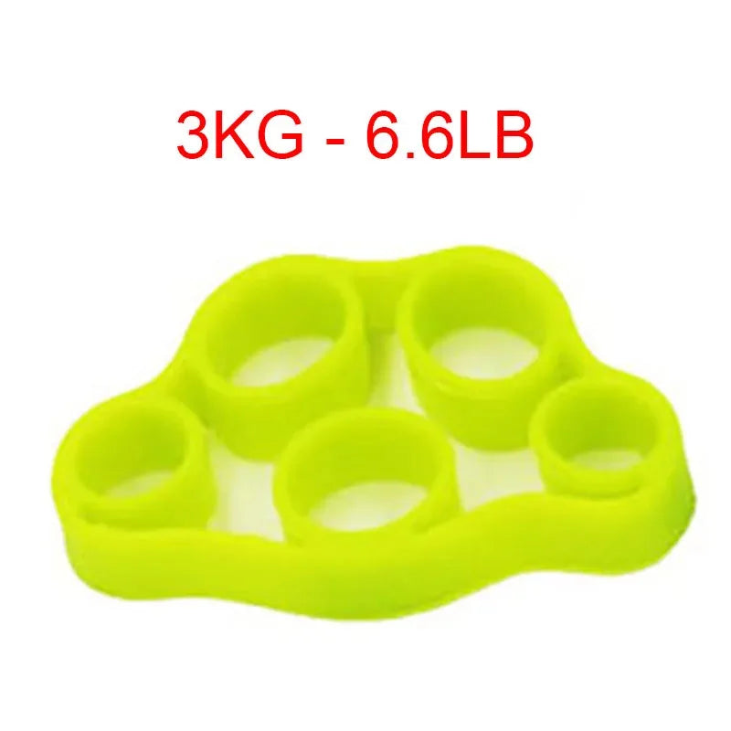 1/2/3/4/8pcs Hand Gripper Silicone Finger Expander Exercise Hand Grip Wrist Strength Trainer Finger Exerciser Resistance Bands
